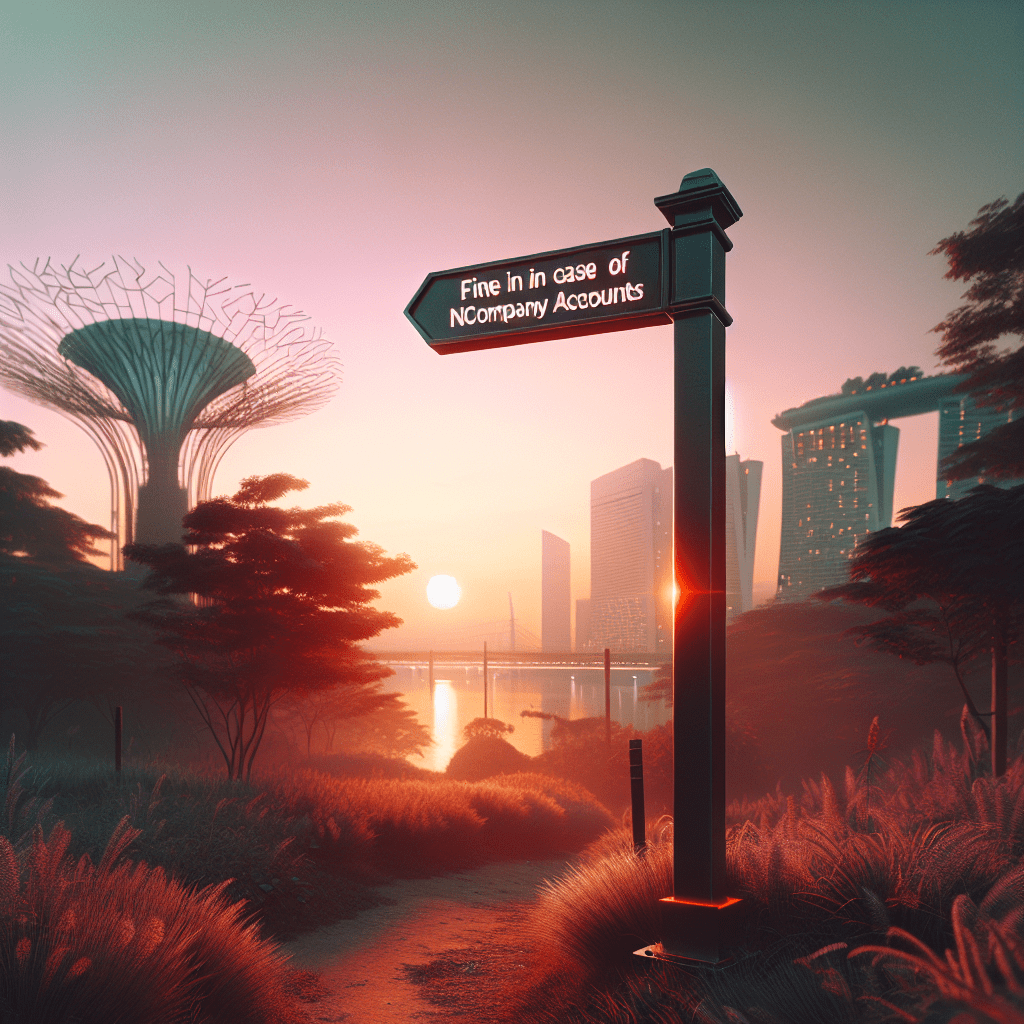 Quels sont les Amendes en cas de non déclaration des comptes sociétés à Singapour